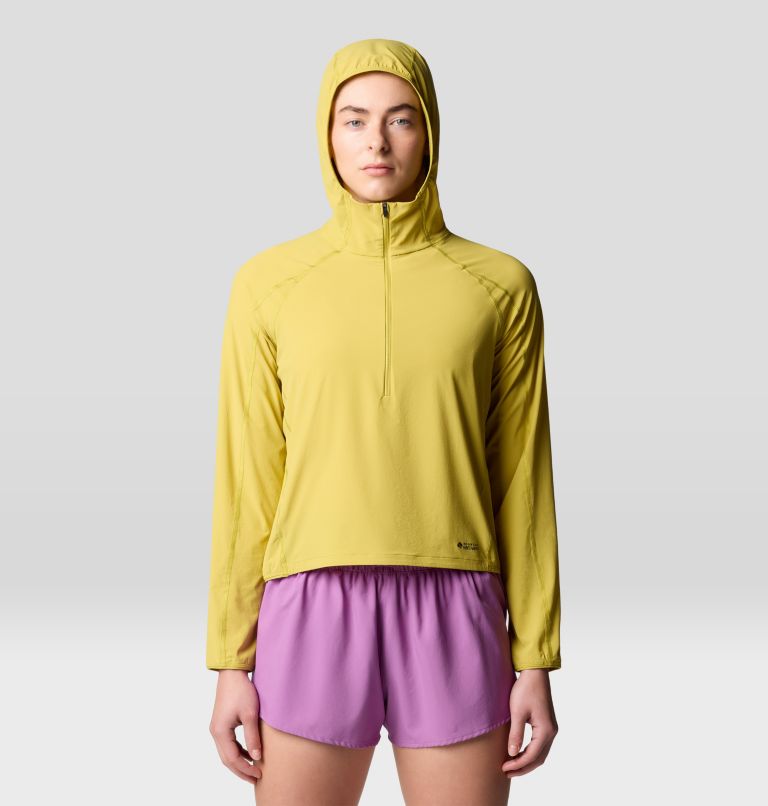 Women's Sunshield Hoody, Color: Bright Olive, image 1