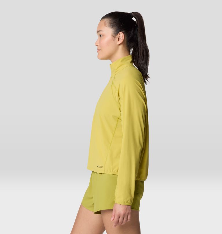Women's Sunshield 1/2 Zip, Color: Bright Olive, image 4