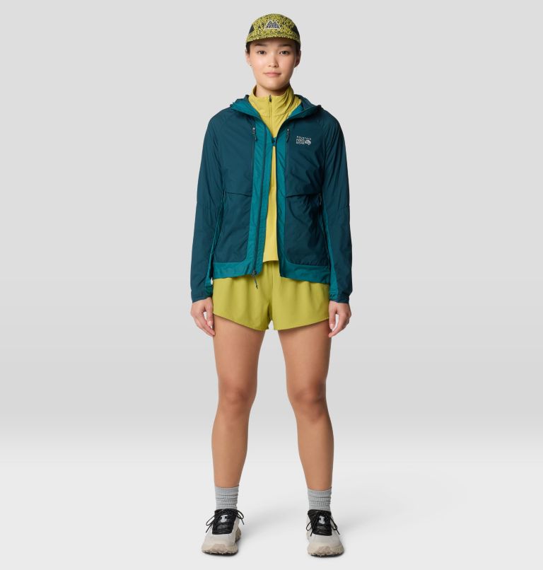 Women's Sunshield 1/2 Zip, Color: Bright Olive, image 2