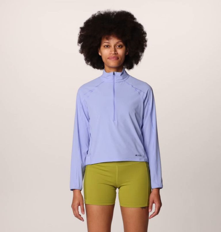 Women's Sunshield 1/2 Zip, Color: Light Illusion