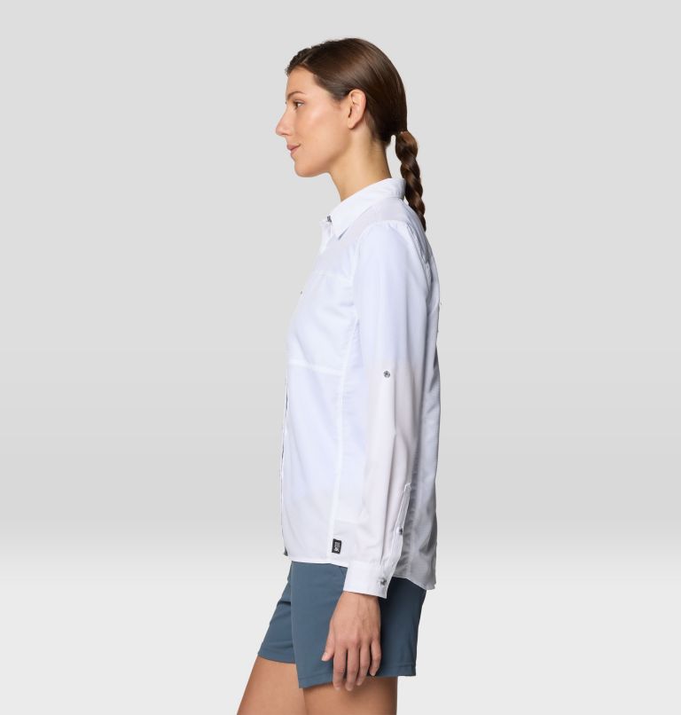 Women's Canyon Long Sleeve, Color: White, image 4