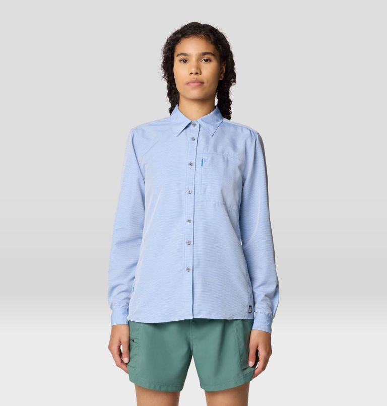Women's Canyon Long Sleeve, Color: Deep Lake, image 1