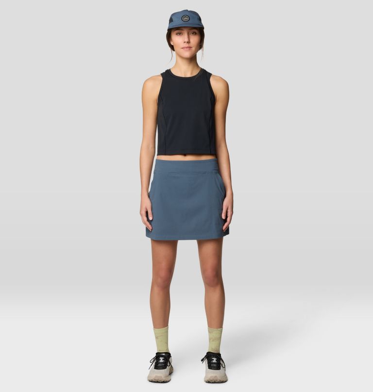 Women's Dynama Skort, Color: Moon Blue, image 2