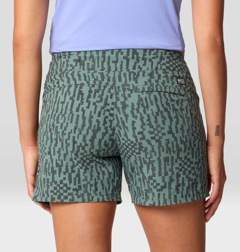 Women's Dynama Short, Color: Blue Pine Digidaze Print, image 7