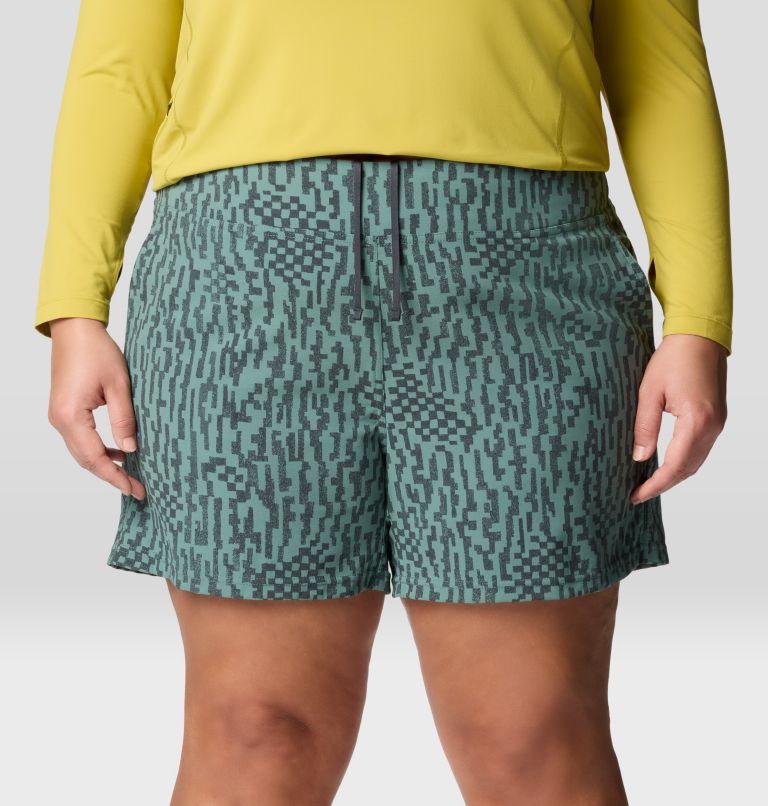 Women's Dynama Short - Plus Size, Color: Blue Pine Digidaze Print, image 4