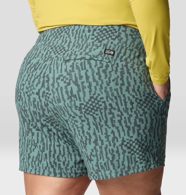 Women's Dynama Short - Plus Size, Color: Blue Pine Digidaze Print, image 5