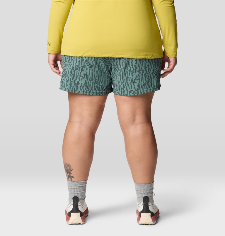 Women's Dynama Short - Plus Size, Color: Blue Pine Digidaze Print, image 2