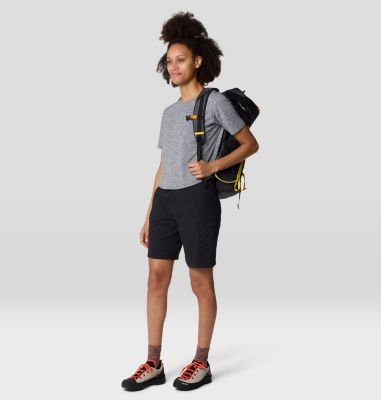 Women's Dynama High Rise Bermuda, Color: Black, image 10