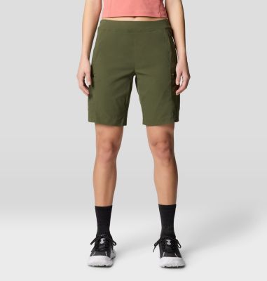 Women's Dynama High Rise Bermuda, Color: Dark Pine, image 1