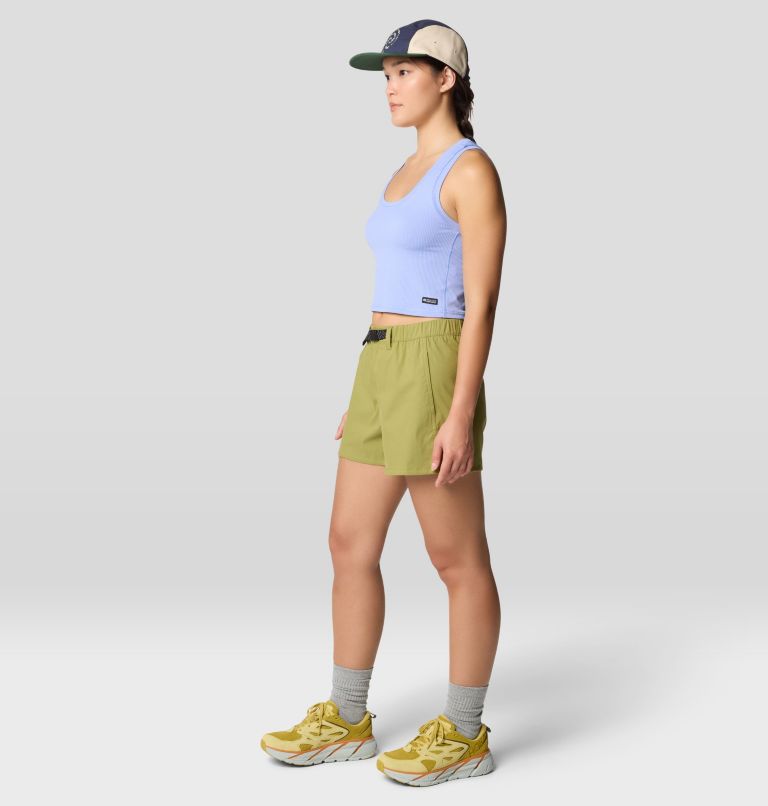 Women's Rockrydge Short, Color: Fatigue Green, image 2