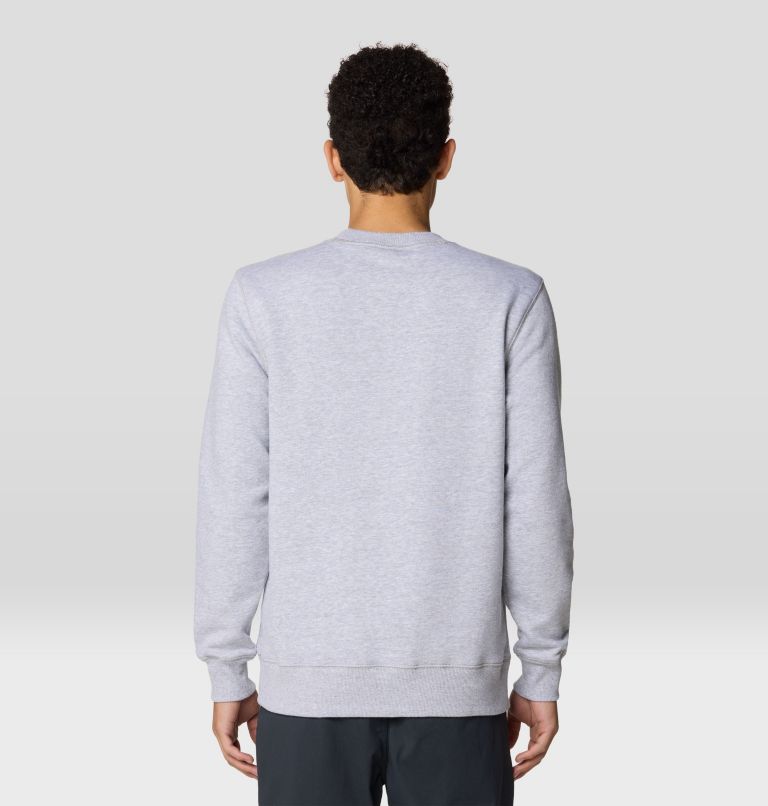 Men's Mountain Sunset Pullover Crew, Color: Hardwear Grey Heather, image 2
