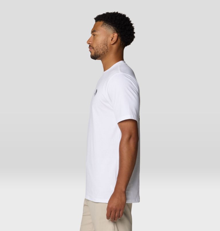 Men's MHW Circle Short Sleeve, Color: White, image 3