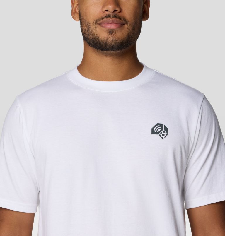 Men's MHW Circle Short Sleeve, Color: White, image 4