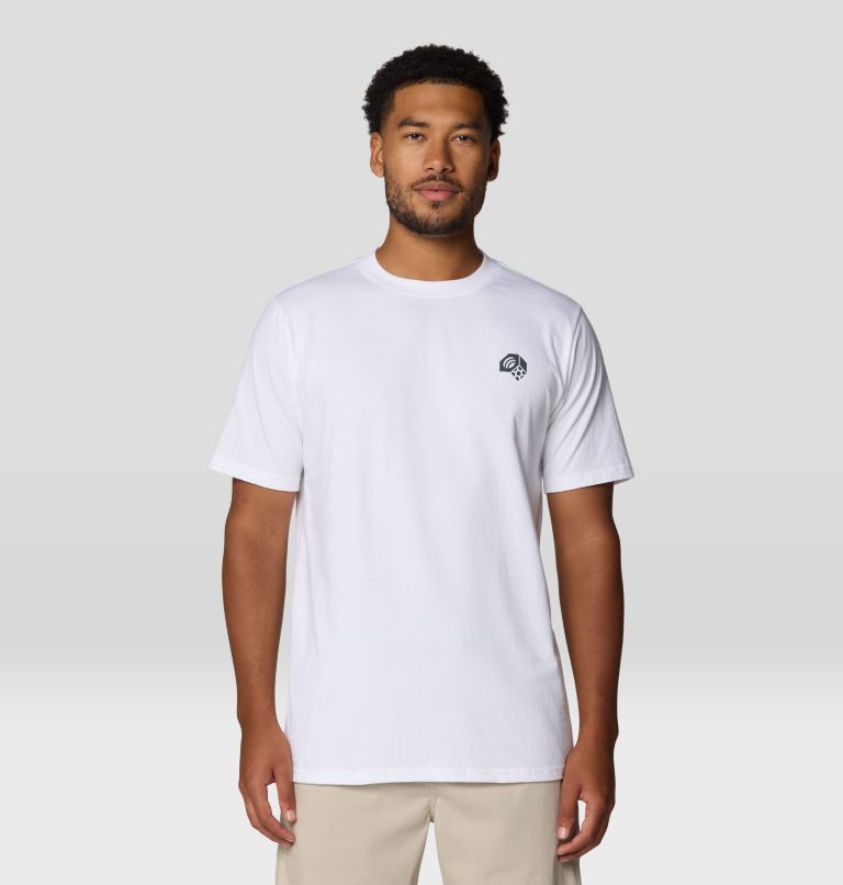 Men's MHW Circle Short Sleeve, Color: White, image 1