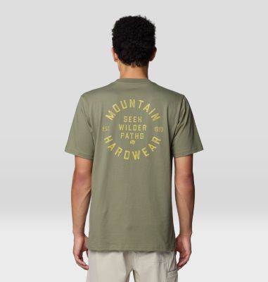 Men's MHW Circle Short Sleeve, Color: Mission Olive, image 3