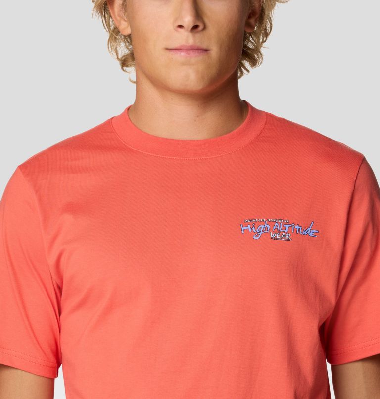Men's High Alt Short Sleeve, Color: Alpine Glow, image 5