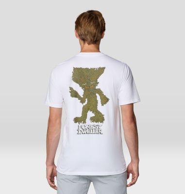 Men's Forest Dweller Short Sleeve, Color: White, image 3