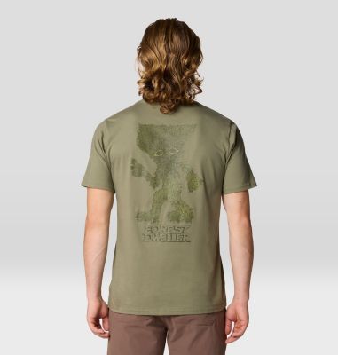 Men's Forest Dweller Short Sleeve, Color: Mission Olive, image 7