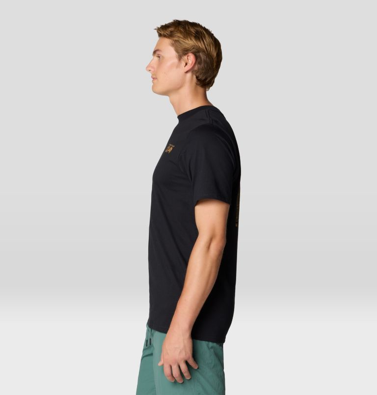 Men's Mountain Sunset Short Sleeve, Color: Black, image 4