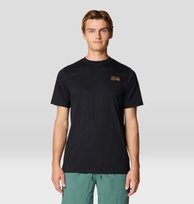 Men's Mountain Sunset Short Sleeve, Color: Black, image 13