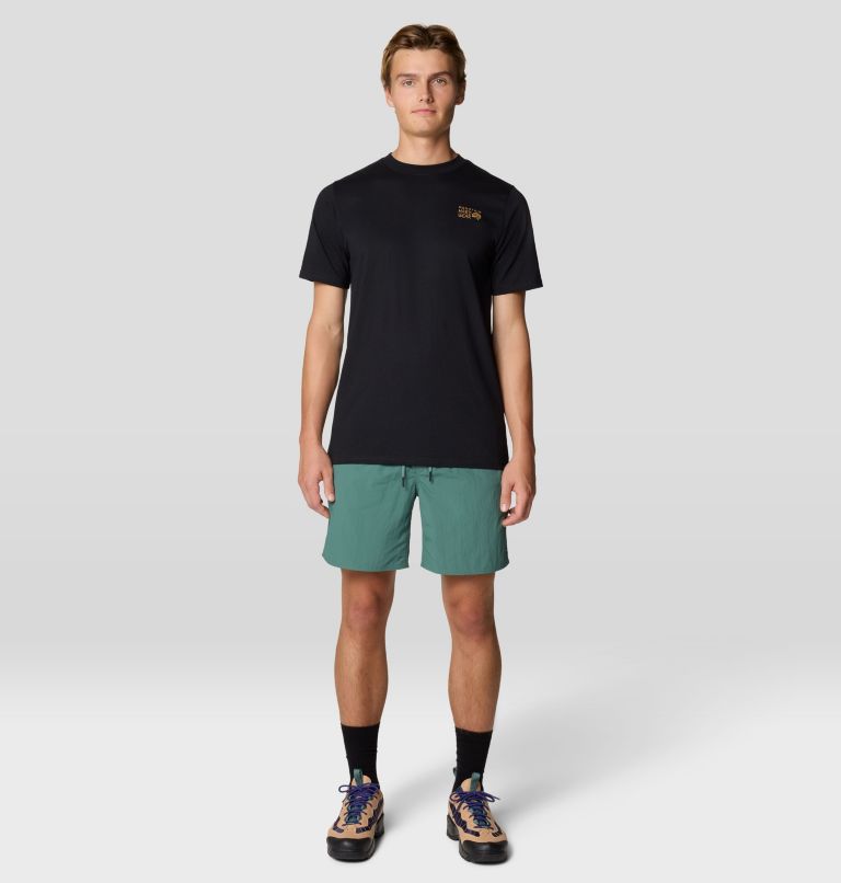 Men's Mountain Sunset Short Sleeve, Color: Black, image 2