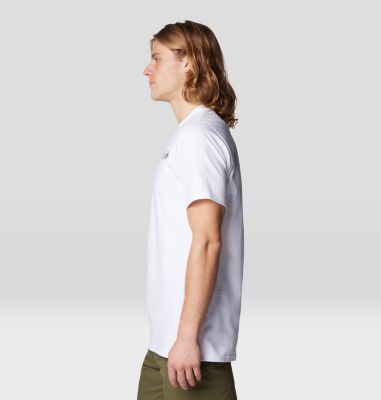 Men's Mountain Sunset Short Sleeve, Color: White, image 12