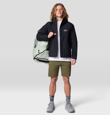 Men's Mountain Sunset Short Sleeve, Color: White, image 10