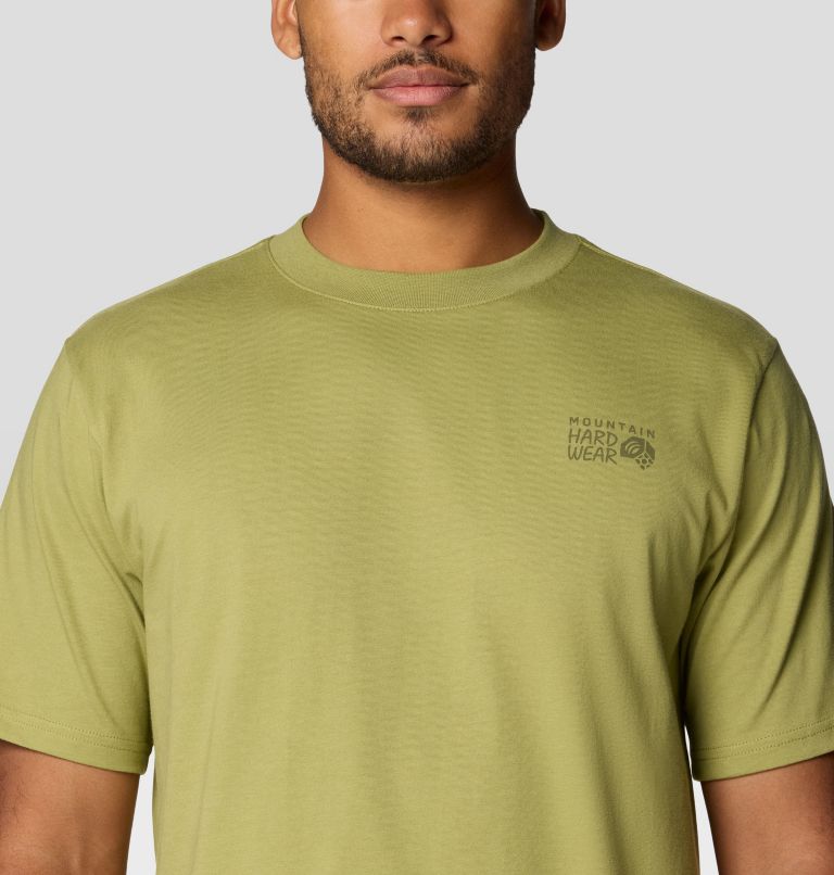 Men's Mountain Sunset Short Sleeve, Color: Fatigue Green, image 5