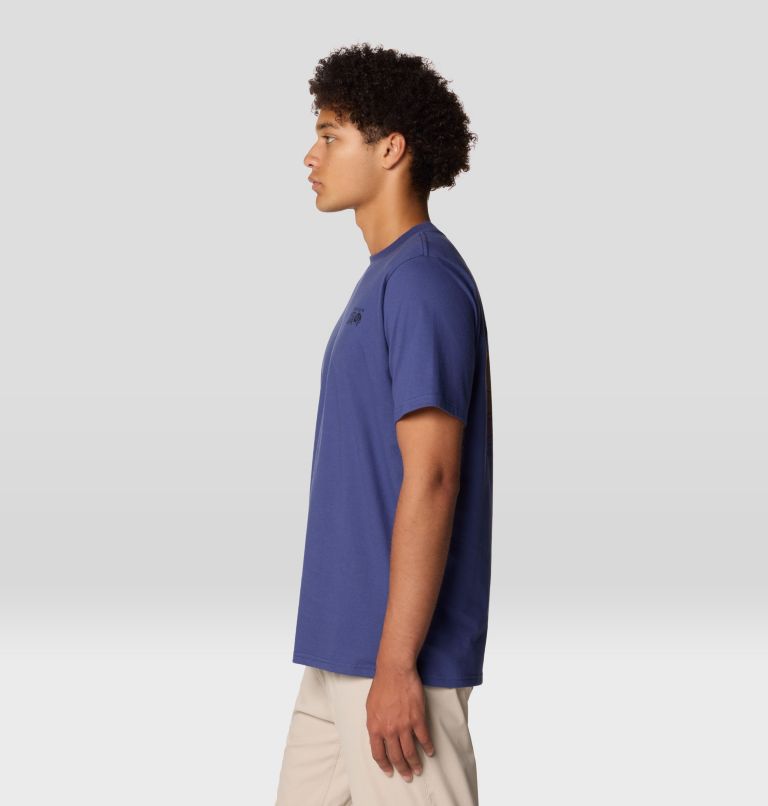 Men's Mountain Sunset Short Sleeve, Color: Lapis Dusk, image 4
