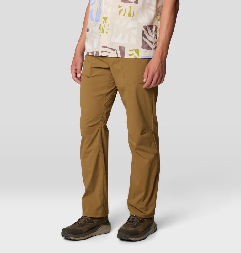 Men's Traxion Trail Pant, Color: Corozo Nut, image 5