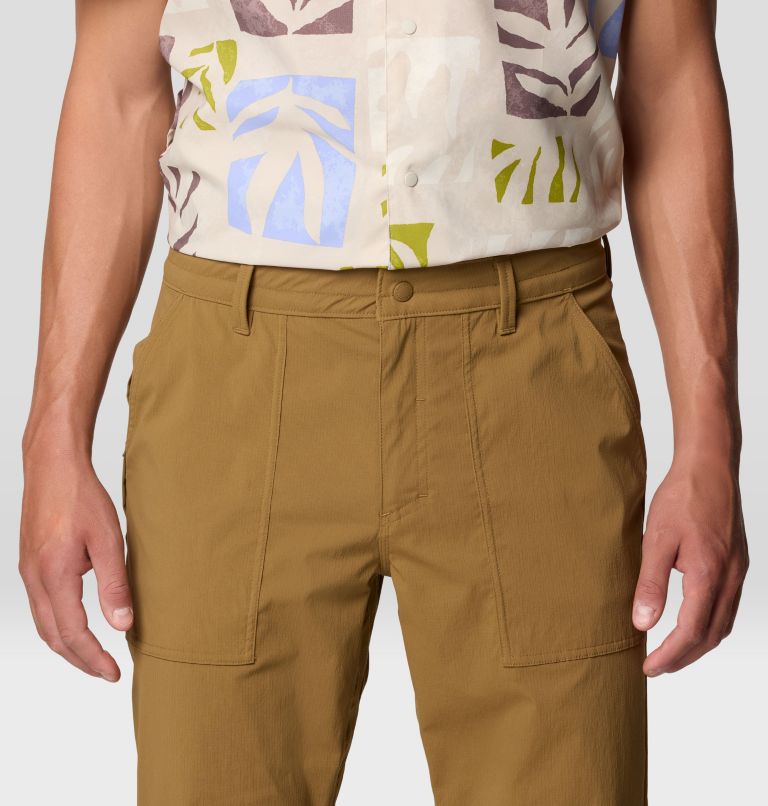 Men's Traxion Trail Pant, Color: Corozo Nut, image 6