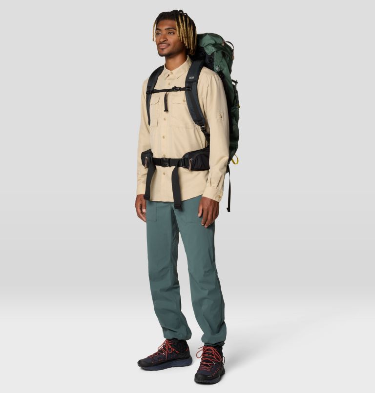 Men's Traxion Trail Pant, Color: Black Spruce, image 2