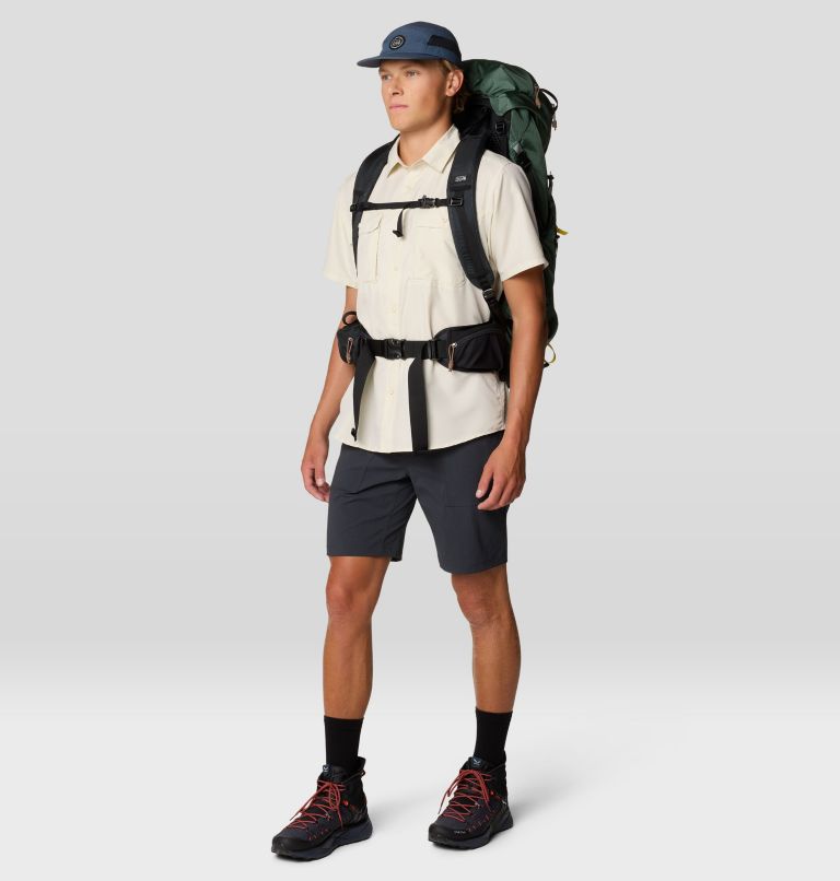 Men's Traxion Trail Short, Color: Dark Storm, image 2