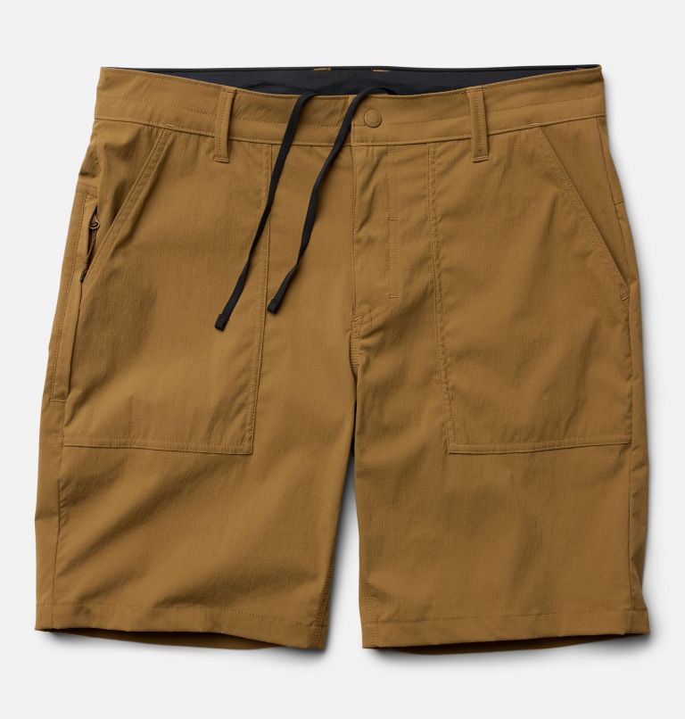 Men's Traxion Trail Short, Color: Corozo Nut, image 3