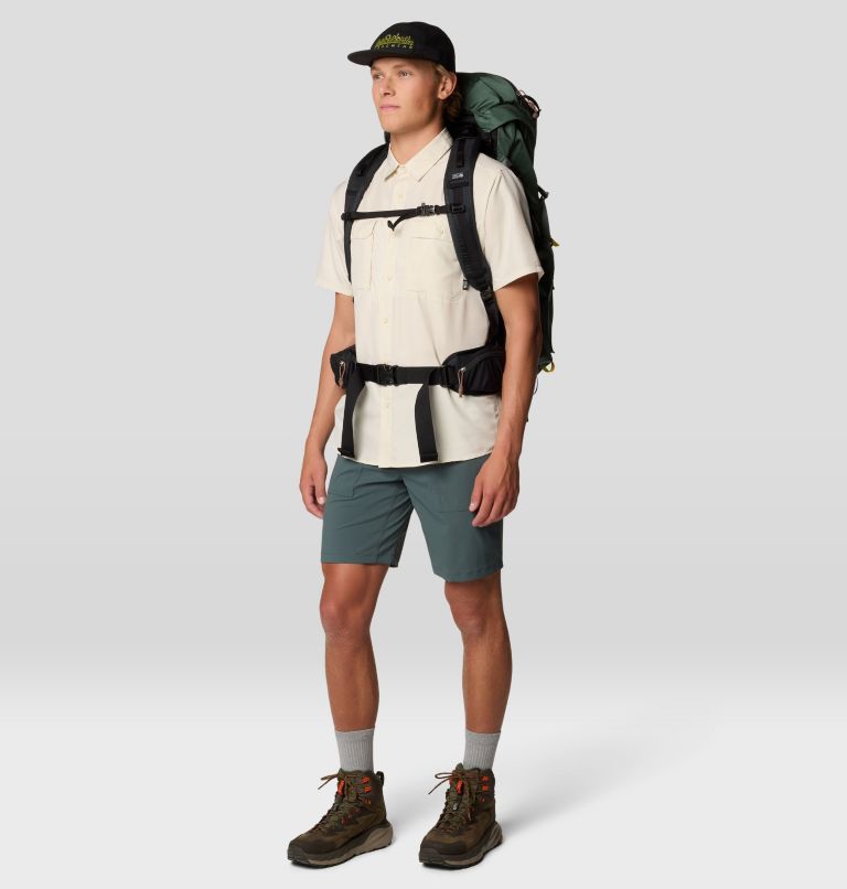 Men's Traxion Trail Short, Color: Black Spruce, image 2