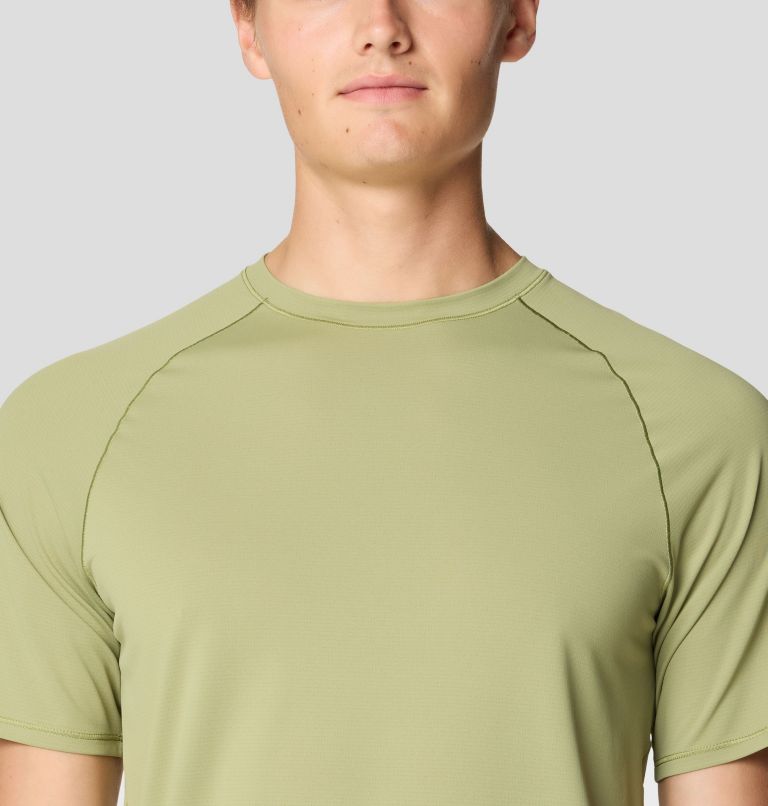 Men's SplitSecond Short Sleeve, Color: Light Cactus, image 5