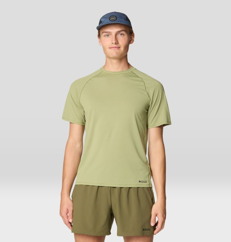 Men's SplitSecond Short Sleeve, Color: Light Cactus, image 7