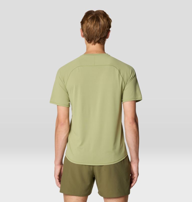 Men's SplitSecond Short Sleeve, Color: Light Cactus, image 3