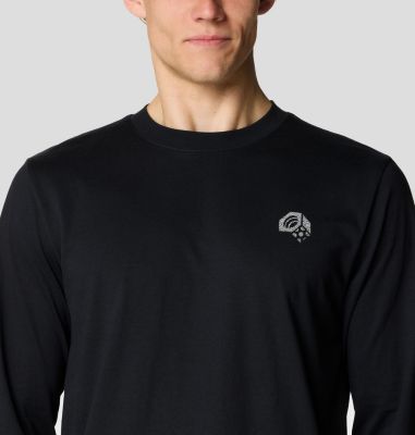 Men's Tri-Color Bolt Long Sleeve, Color: Black, image 12
