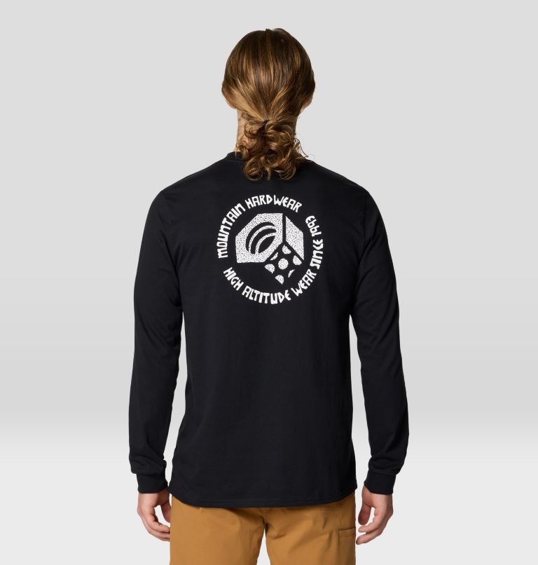 Men's Tri-Color Bolt Long Sleeve, Color: Black, image 2