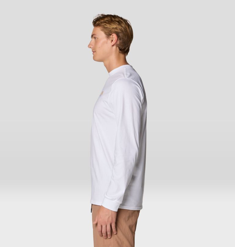 Men's Tri-Color Bolt Long Sleeve, Color: White, image 4