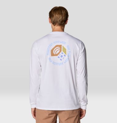 Men's Tri-Color Bolt Long Sleeve, Color: White, image 15