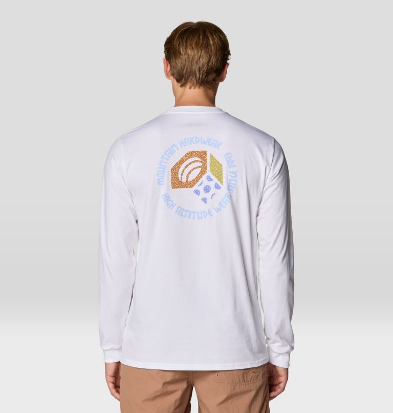Men's Tri-Color Bolt Long Sleeve, Color: White, image 3