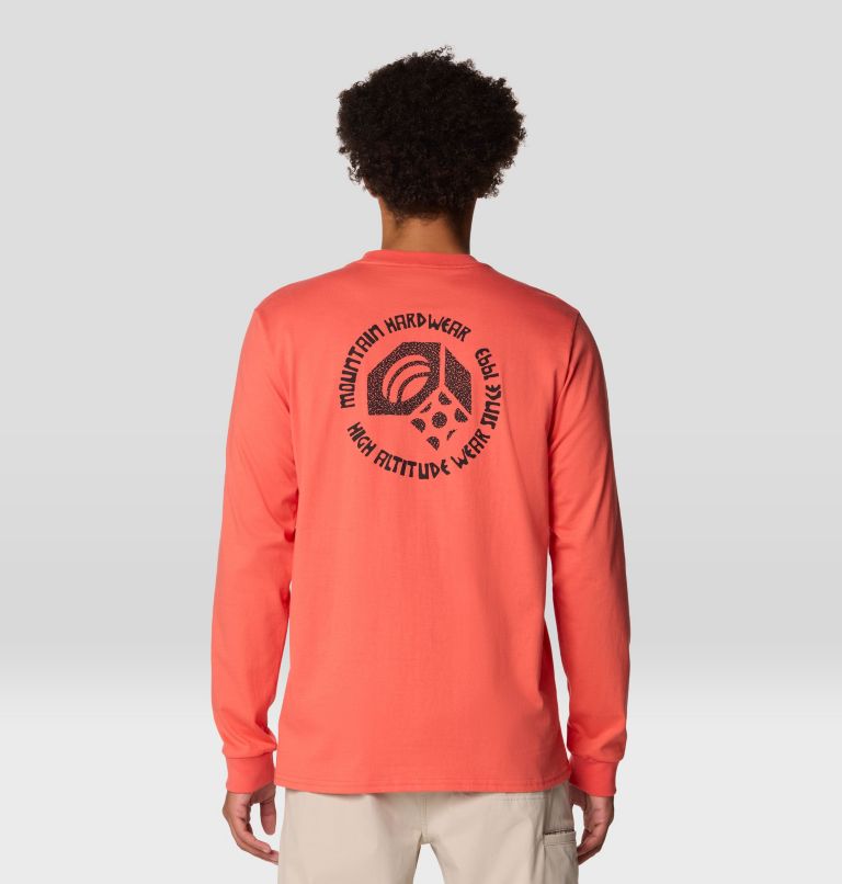Men's Tri-Color Bolt Long Sleeve, Color: Alpine Glow, image 2