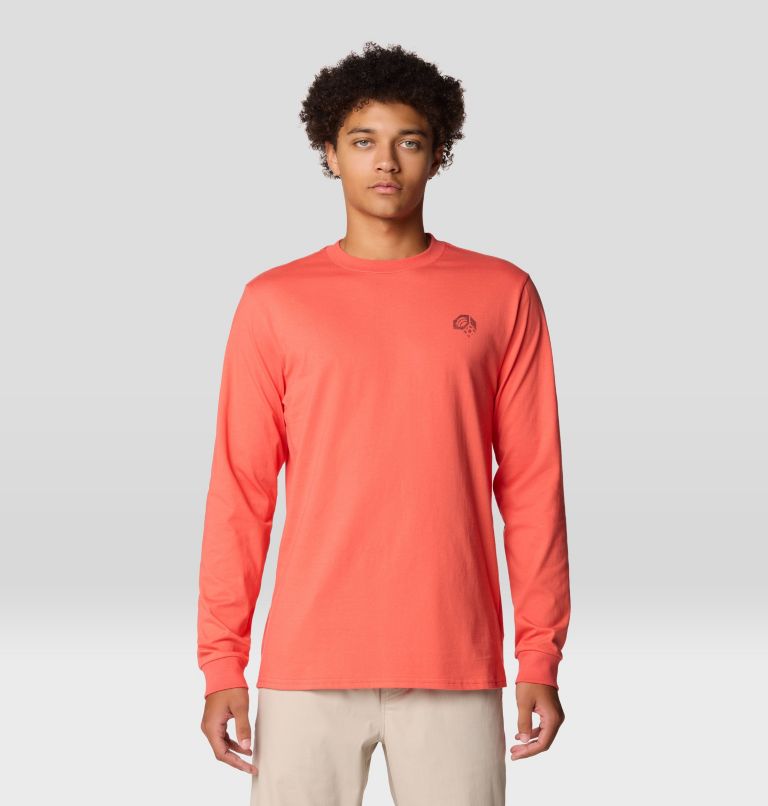 Men's Tri-Color Bolt Long Sleeve, Color: Alpine Glow, image 1