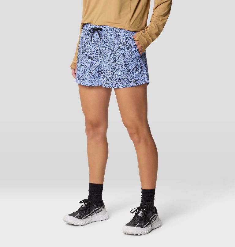 Women's Stryder Swim Short, Color: Light Illusion Forager Print, image 5