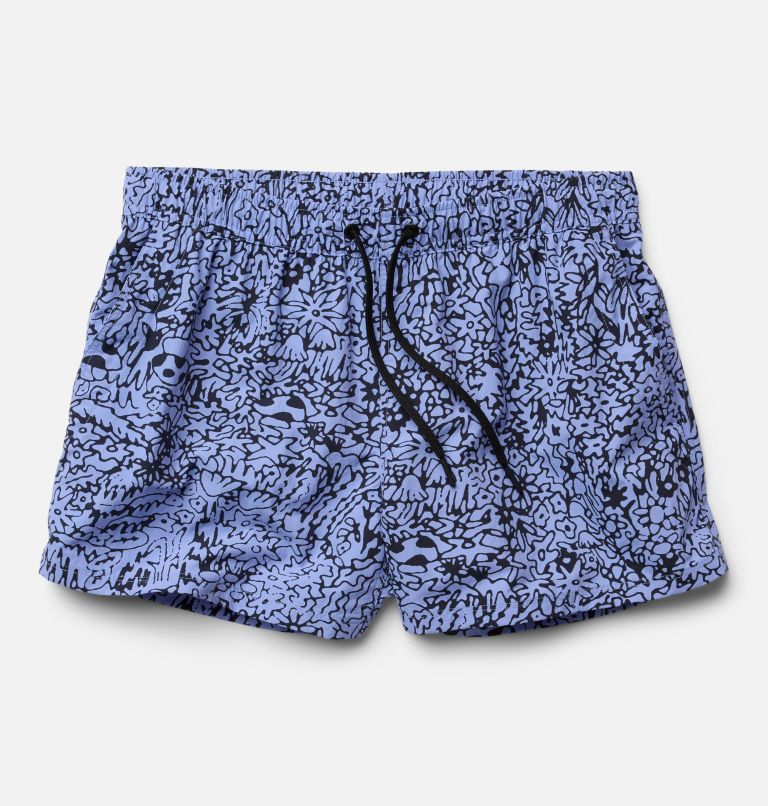 Women's Stryder Swim Short, Color: Light Illusion Forager Print, image 3