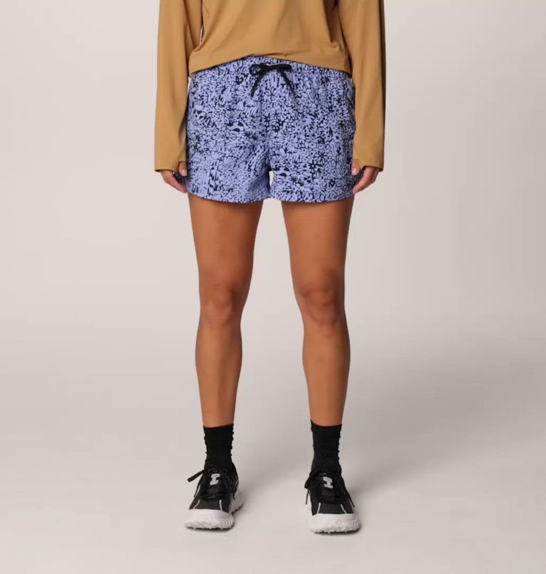 Women's Stryder Swim Short, Color: Light Illusion Forager Print