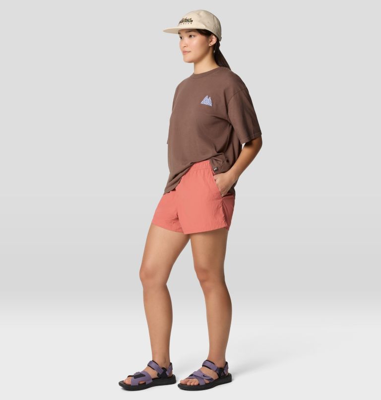 Women's Stryder Swim Short, Color: Fleurs, image 2
