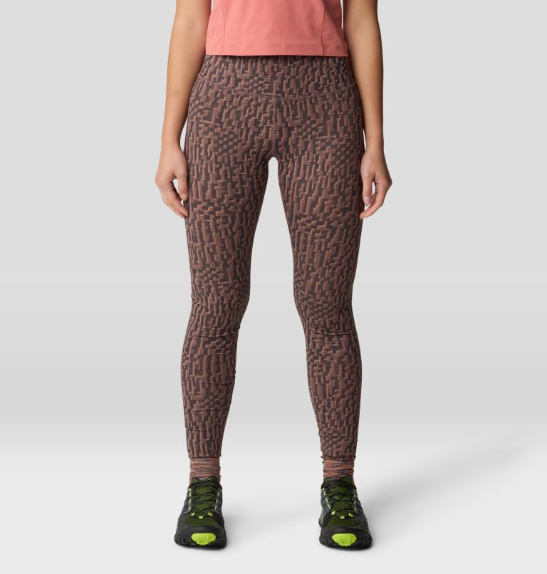 Women's Yuba Trail Tight, Color: Warm Ash Digidaze Print, image 1
